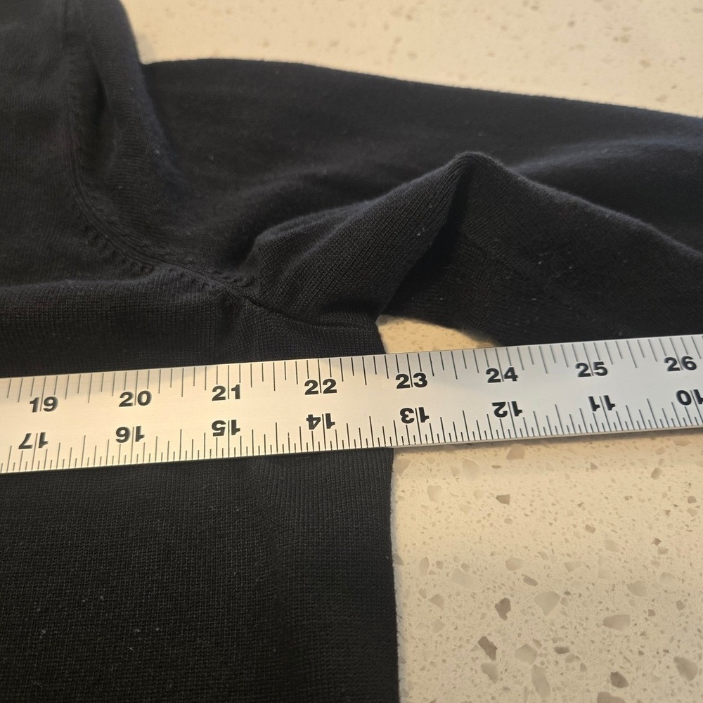Lane Bryant Sweater Womens 1X 18 20 Plus Black V-Neck Pullover Rayon Nylon - Picture 6 of 7